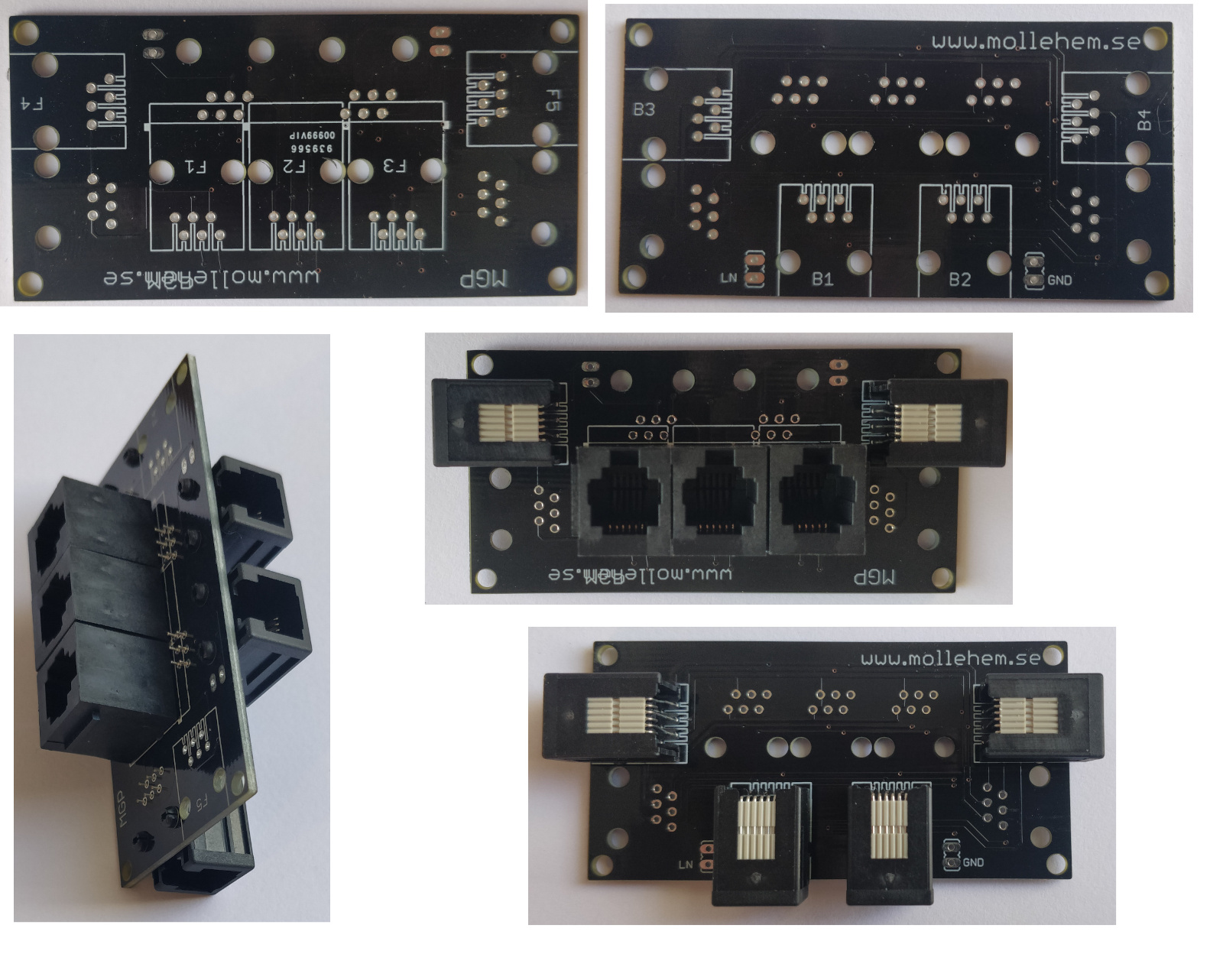 Circuit board with configuration examples